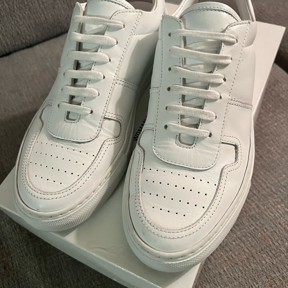 Common Projects White Bball Low Sneakers Womens 3… - image 4